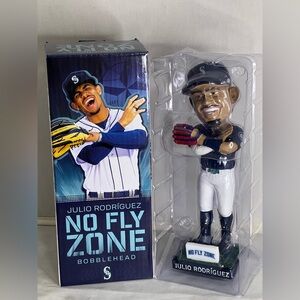 Julio Rodríguez No Fly Zone Bobblehead NIB